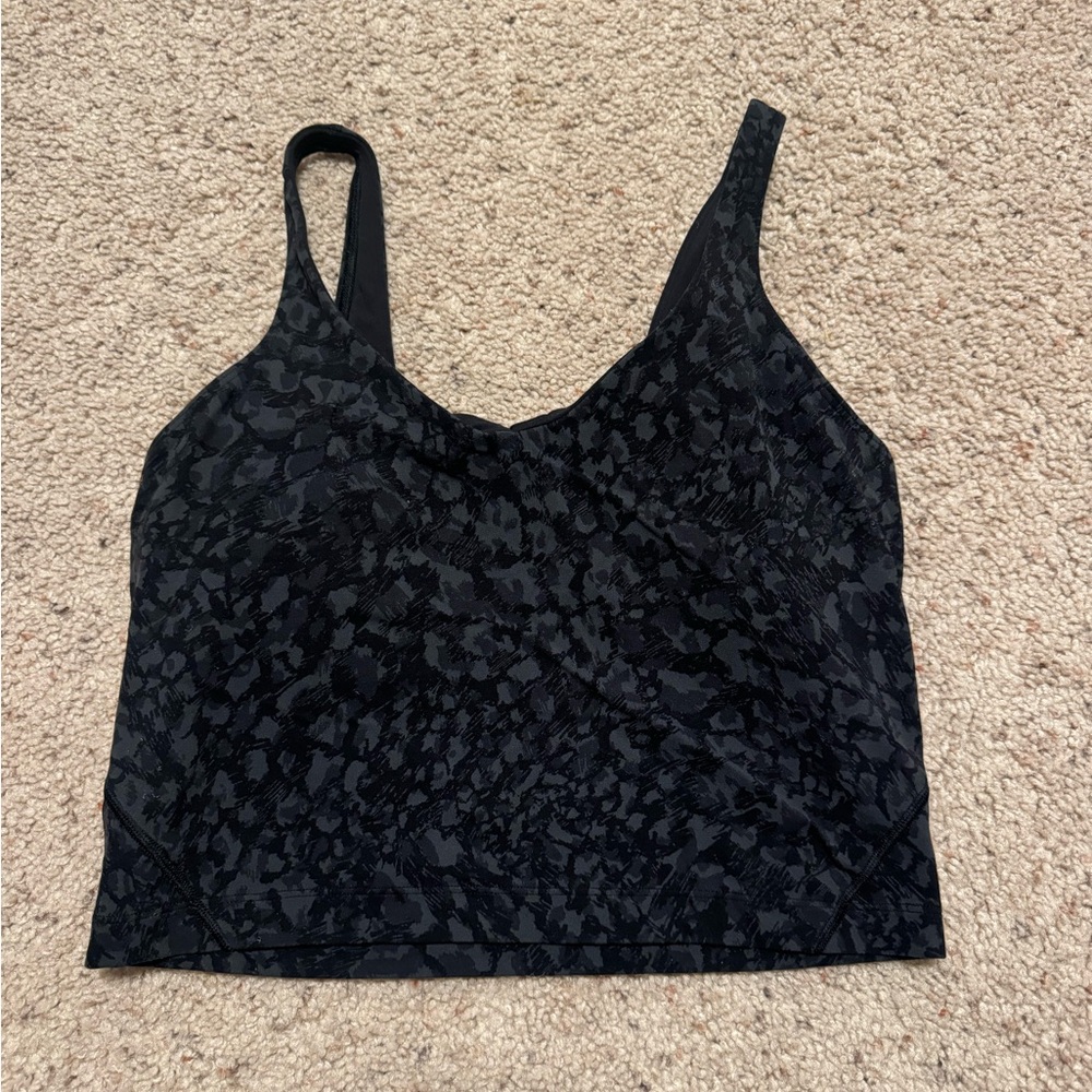 LuluLemon Black and Grey Align Tank Top